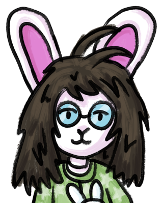 My avatar. It's a cute bunny girl.